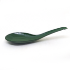 Set 4 Pcs enamel Soup spoons enamelware Green chinese camping japanese K