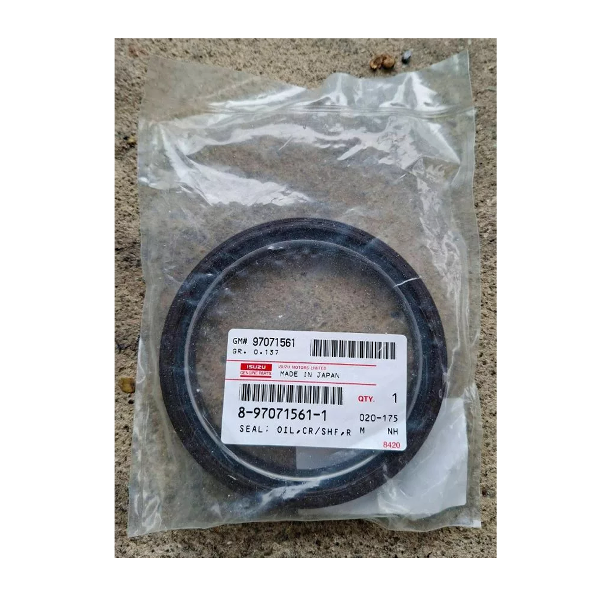 8970715611 GENUINE Isuzu crankshaft Rear Main seal D-Max K