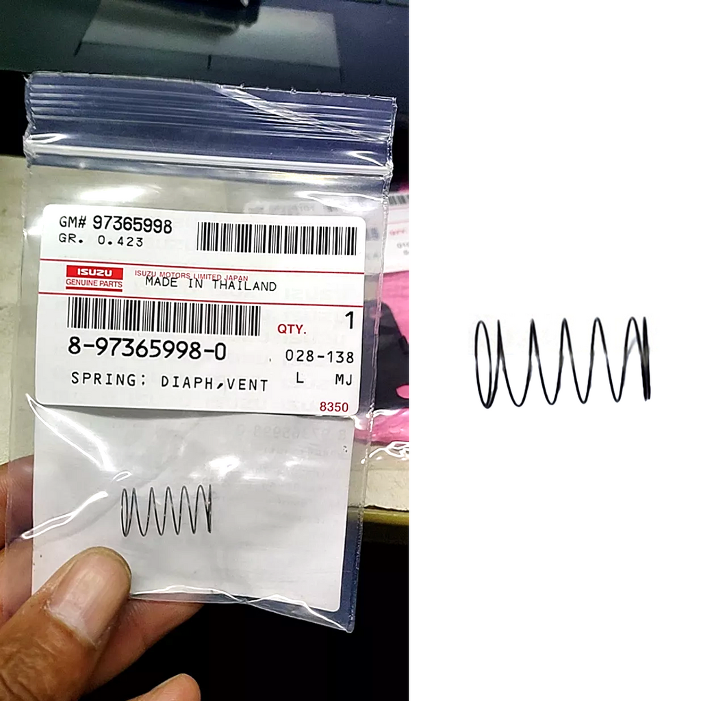 Set 20 pcs Genuine ISUZU #8973659980 Spring Ventilator Diaph 4JK 4JJ D-MAX I