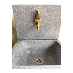 Owl Brass Faucet Tap – 4" Length, 1/2" Thread | Vintage Garden Spigot with Handle | Made in Thailand