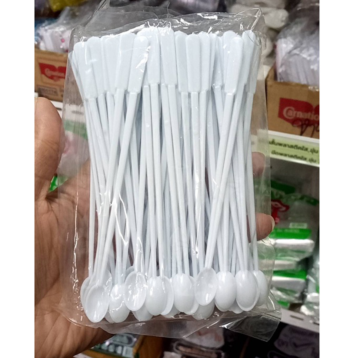 5インチコーヒースプーン プラスチック製マドラー ミニ食器 K