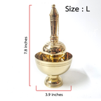 Real Brass Gravel Water Pouring Equipment Buddhist Dedication Make Merit K
