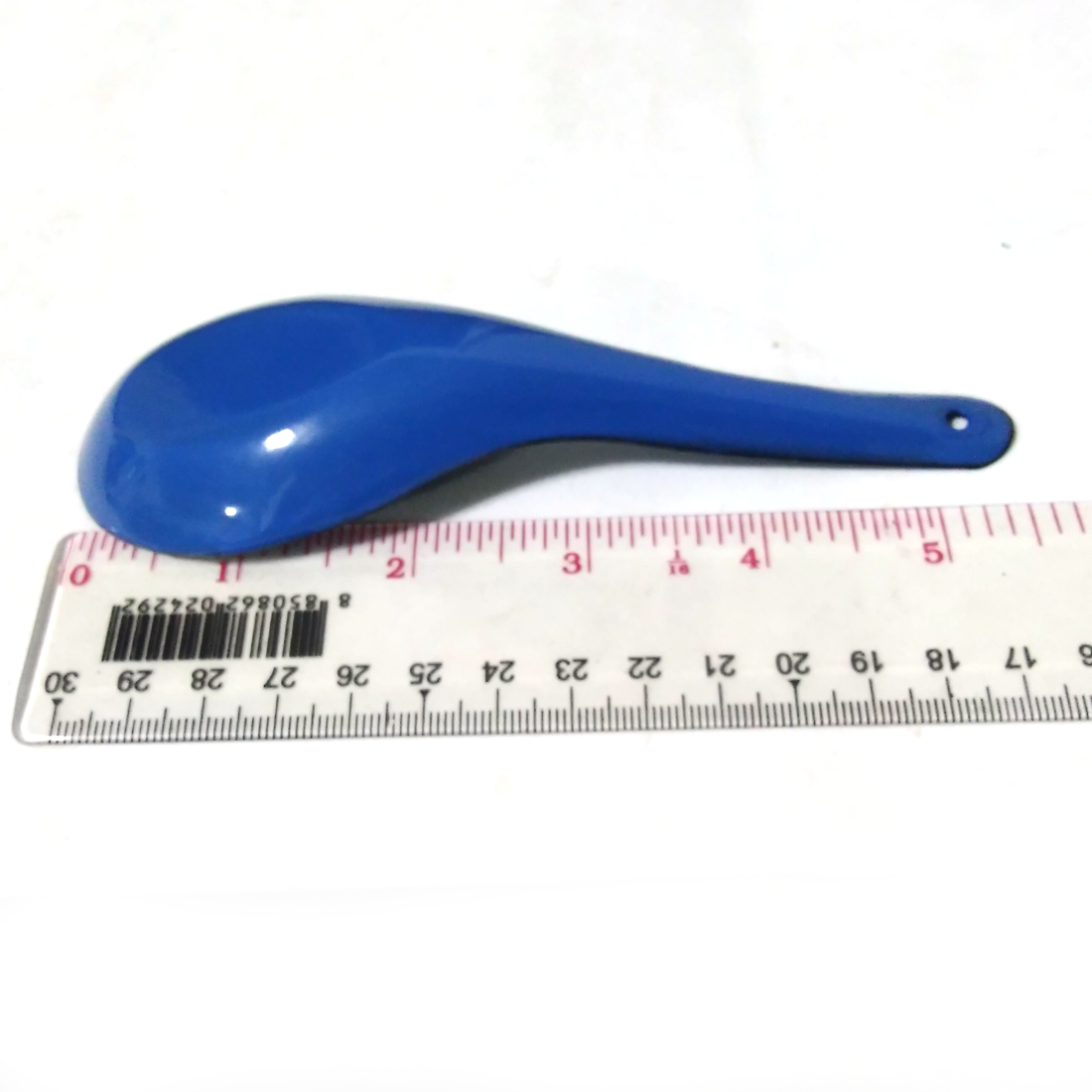 set 6 Pcs Blue enamel soup spoons Vintage camping cutlery enamelware japanese K