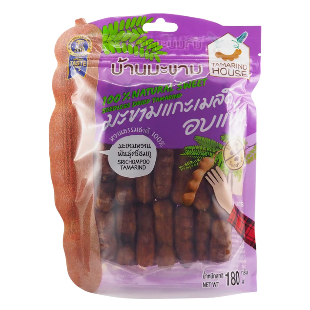 180g Seedless Sweet Dried Tamarind Snack Fruit Natural 100% K