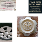 TOYOTA #426030K060 COVER CAP WHEEL SILVER GENUINE Hilux VIGO 2004-2011