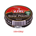 KIWI Black Shoe Boot Polish Wax 100ml — Shines, Nourishes & Protects