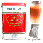 200g(4gx50sachets) Original Red Thai TEA Mix Vanilla flavor drinks ChaTraMue K