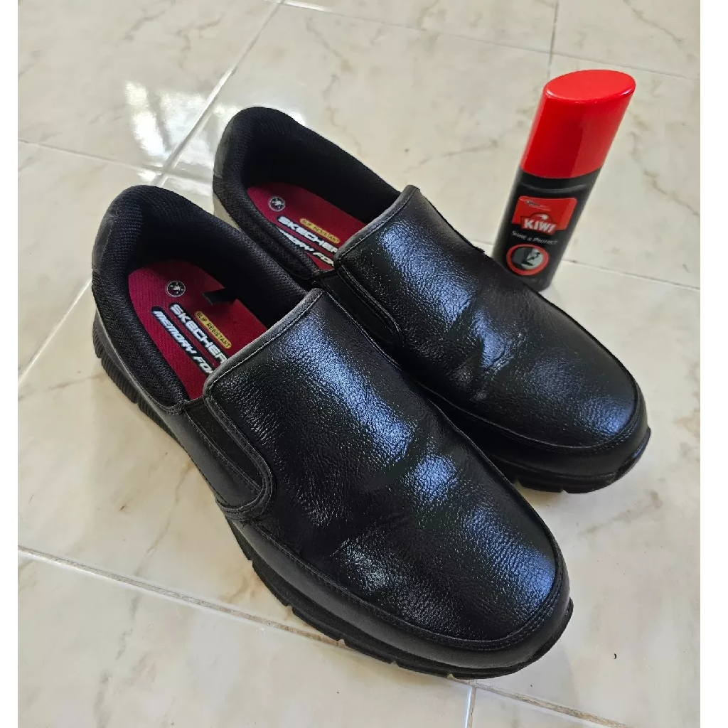 KIWI Black Shoe Boot Instant Polish Wax 75ml — Shine & Protect