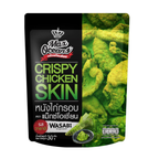 Crispy fried chicken skin snack , WASABI Flavor, 30 grams K