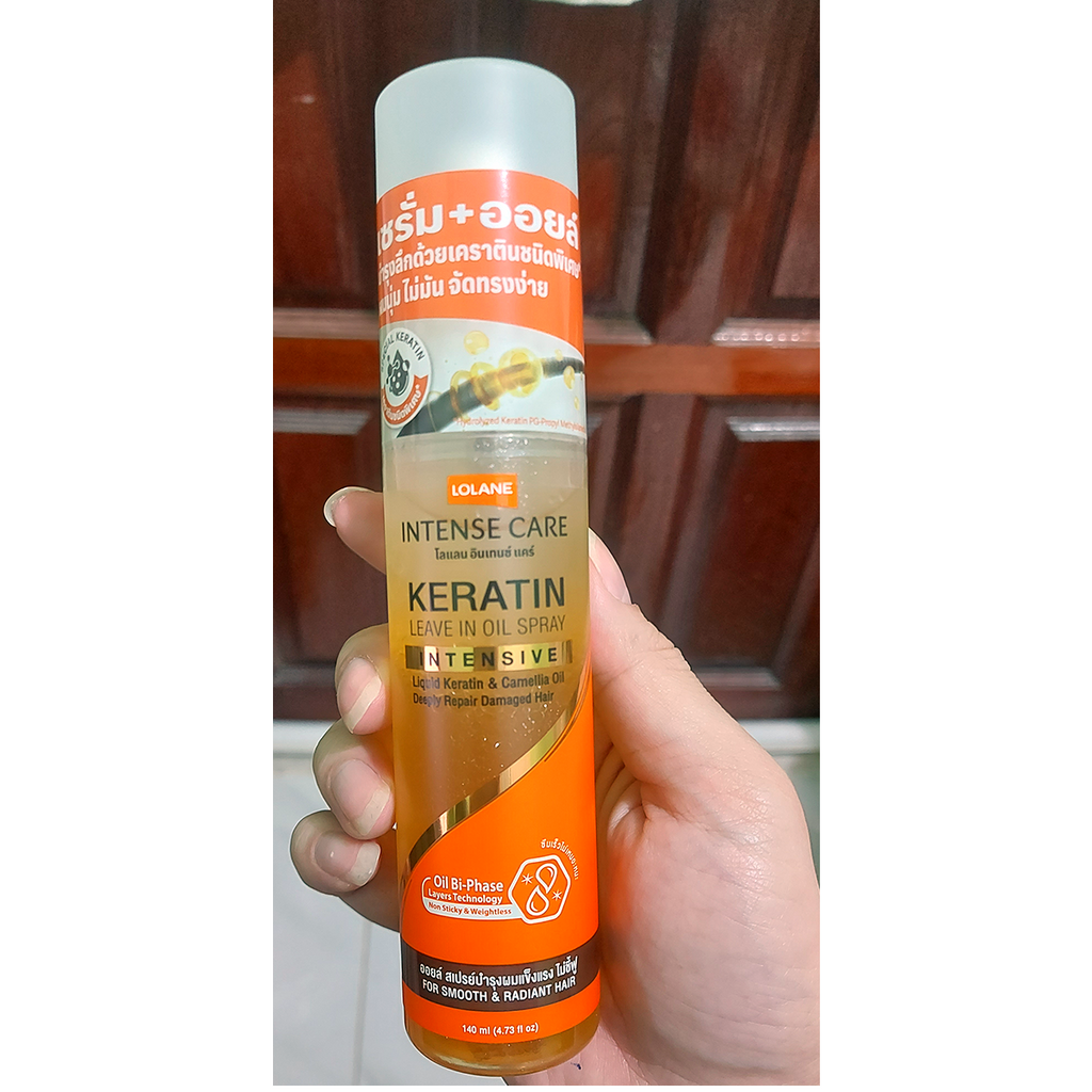 140ml lolane Intensive Liquid Keratin Camellia Oil Spray Repair Damaged Hair
