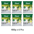 6 Stück x 400g Knorr Limetten-Gewürzpulver aus echten Limetten = 135 Limetten (1,5 Liter)