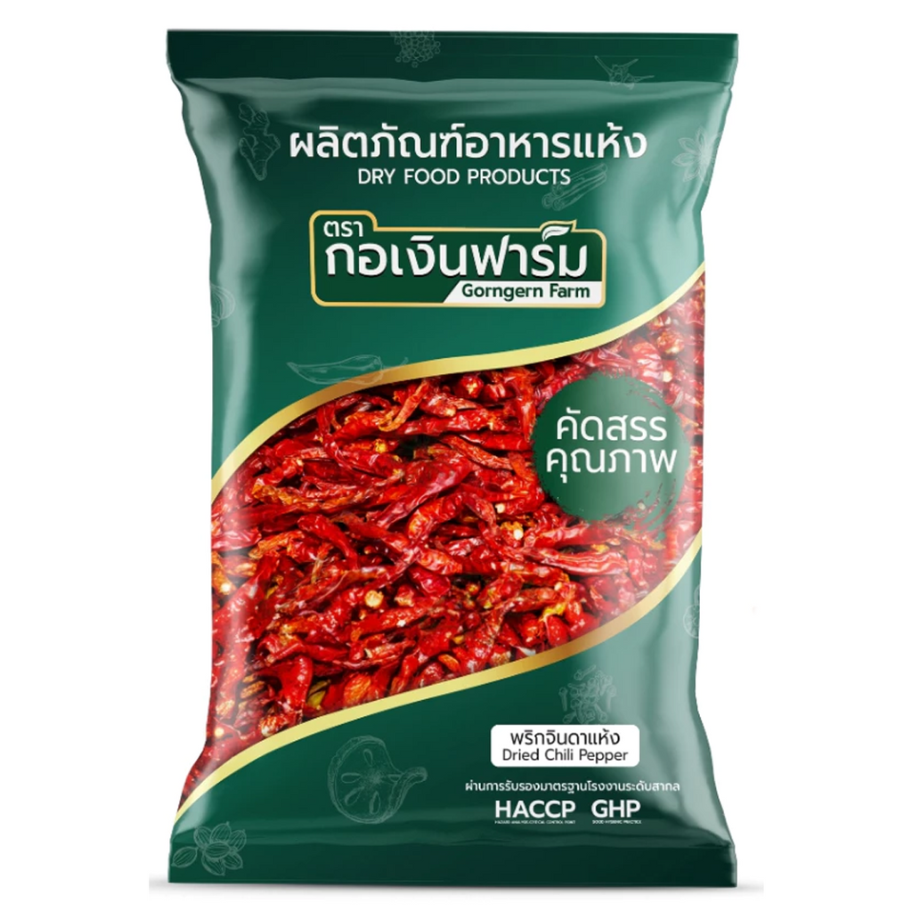 100g Dried Chili Pepper Thai Hot Spice Spicy Gorngern K