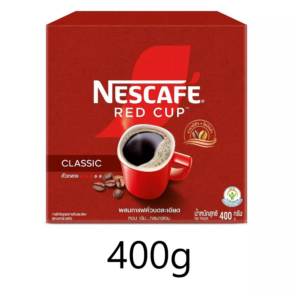 400g Nescafe Red Cup Instant Coffee Arabica + Robusta Medium Roast K