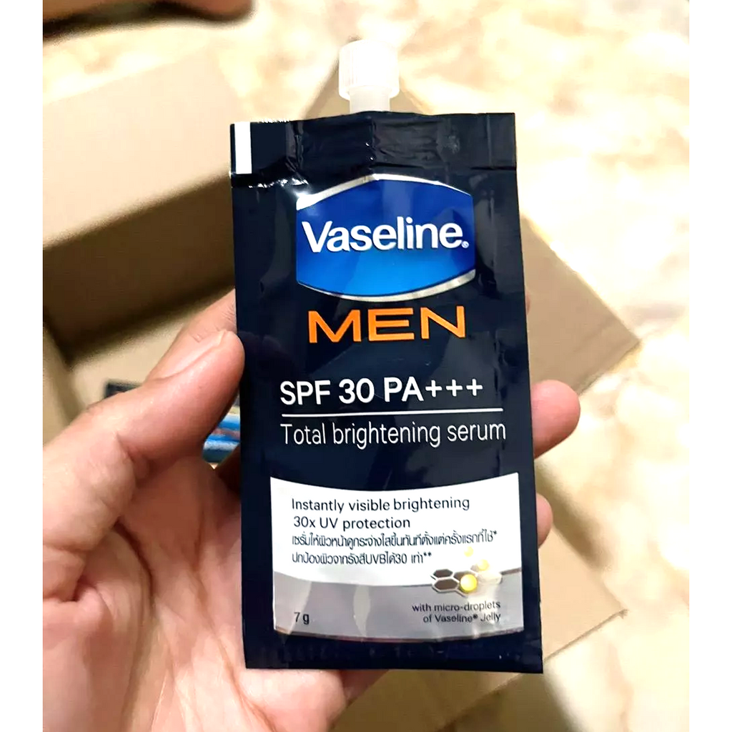 (6包/箱) ヴァセリン メンズ SPF30 PA+++ ブライトニングセラム