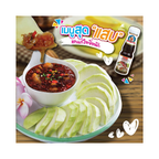 165g Jaew Würzige Dip-Sauce Hallah Nordost-Thai-Stil (PET-Flasche) K