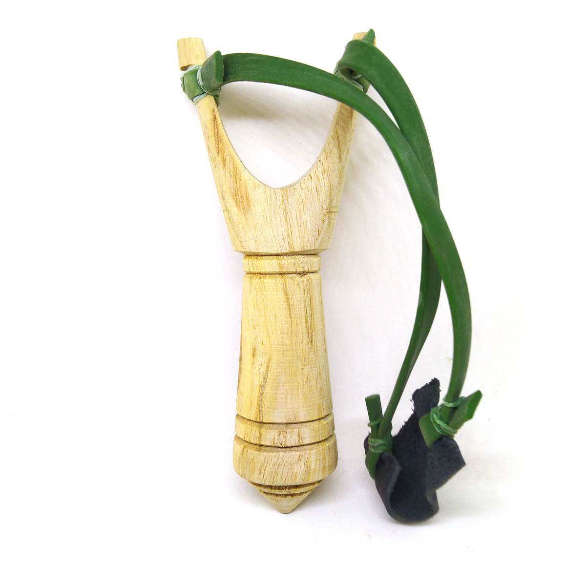 wooden slingshot catapult for hunting flat rubber band outdoor powerful toy K