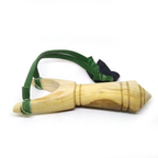 wooden slingshot catapult for hunting flat rubber band outdoor powerful toy K