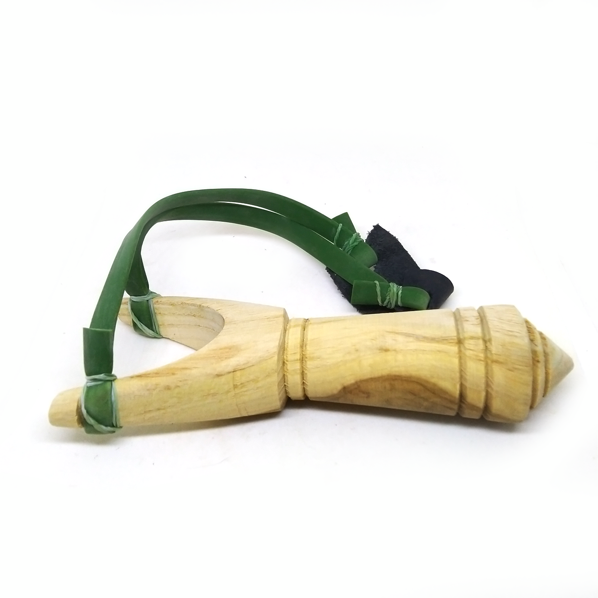wooden slingshot catapult for hunting flat rubber band outdoor powerful toy K