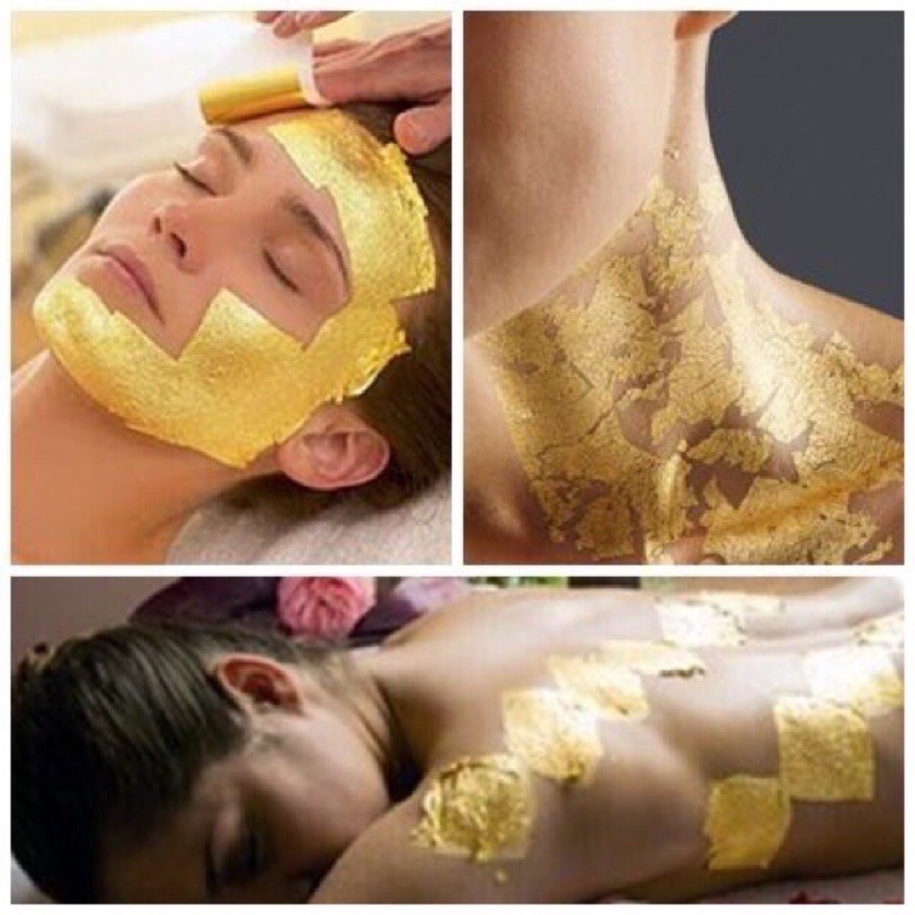 [3x3 cm] BLATTGOLD Spa Food THAI VERGOLDUNGSFOLIE (lebensmittelecht) K