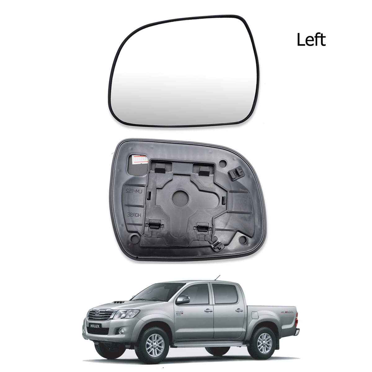 Left Side Mirror Glass Len Toyota Hilux Vigo Champ SR5 2012-2014