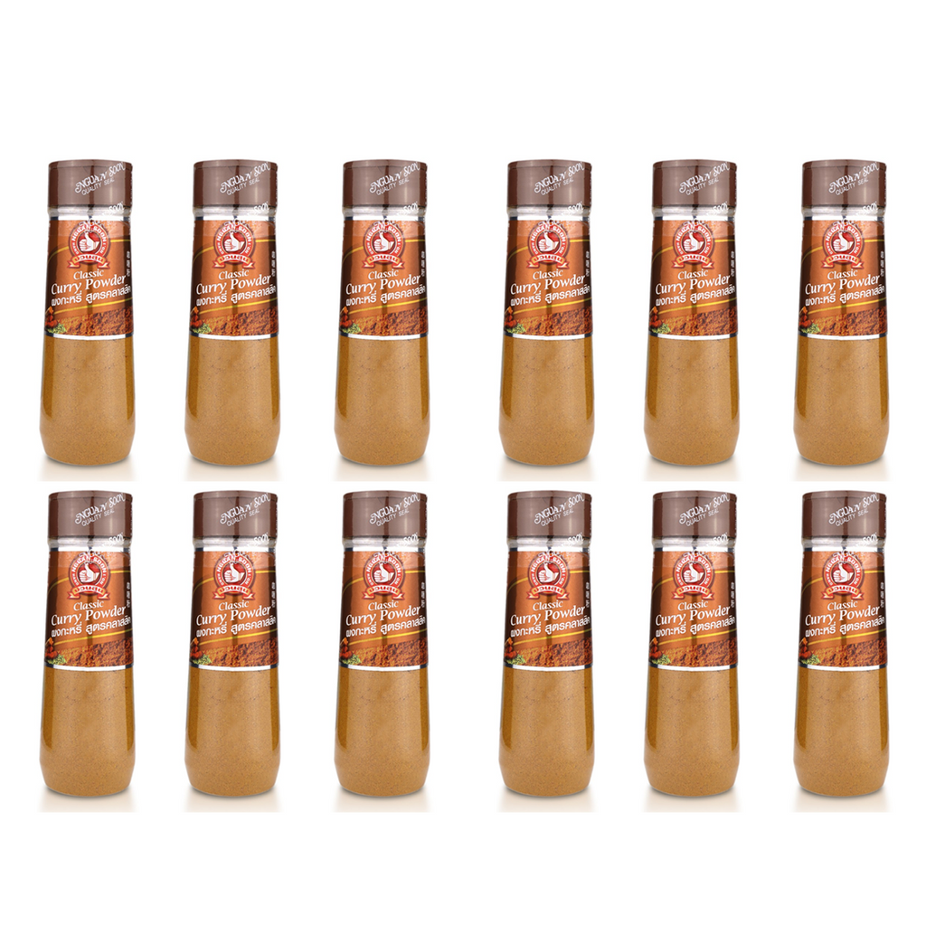 Thai Classic Curry Powder 100g x 12 Bottles – No.1 Hand Brand | Bulk Pack (Turmeric, Coriander & Spice Blend)