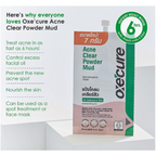 7g Acne Clear Powder Pink mud reduces acne, facial mask OxeCure K
