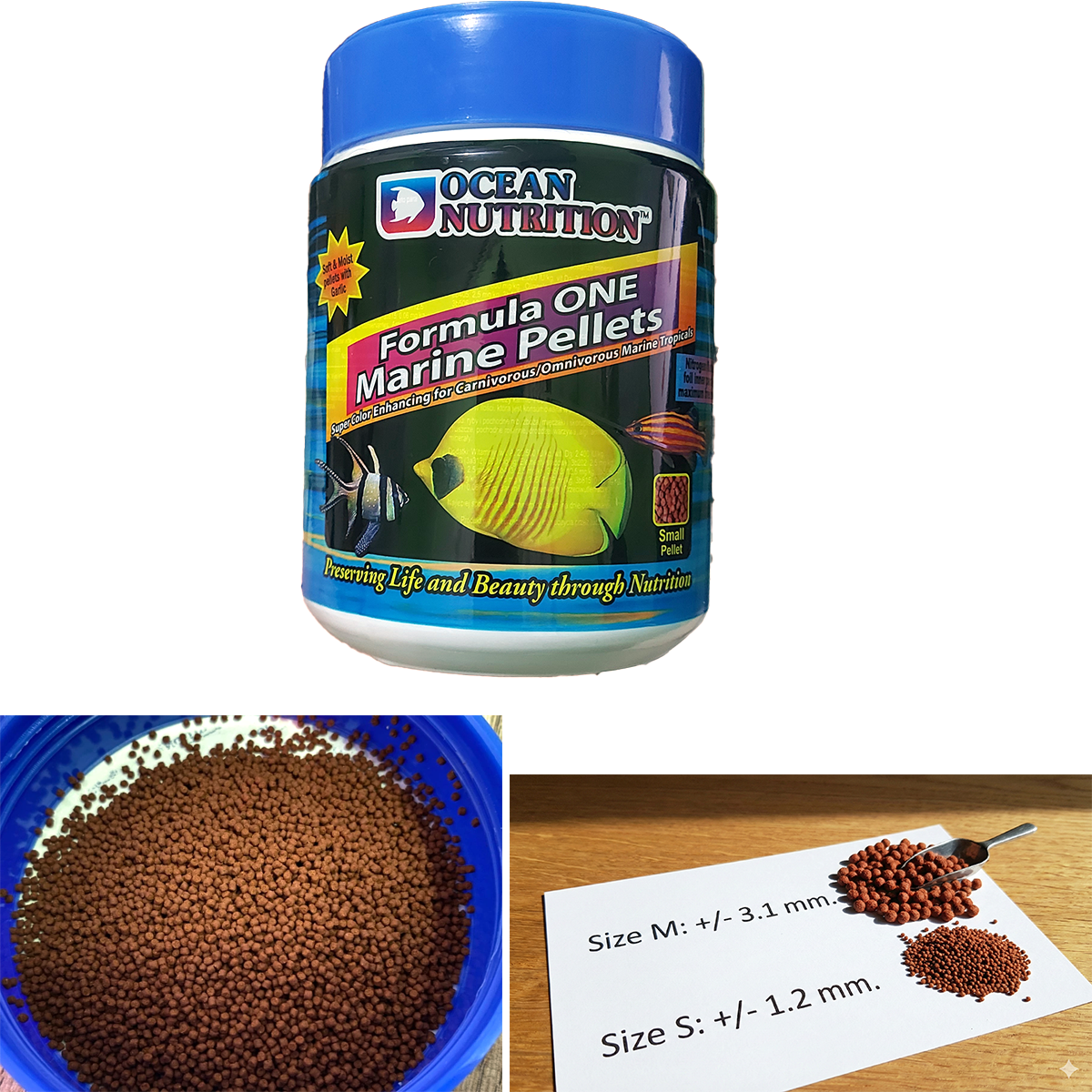 Ocean Nutrition Formula One | Marine Pellets for Color & Growth H