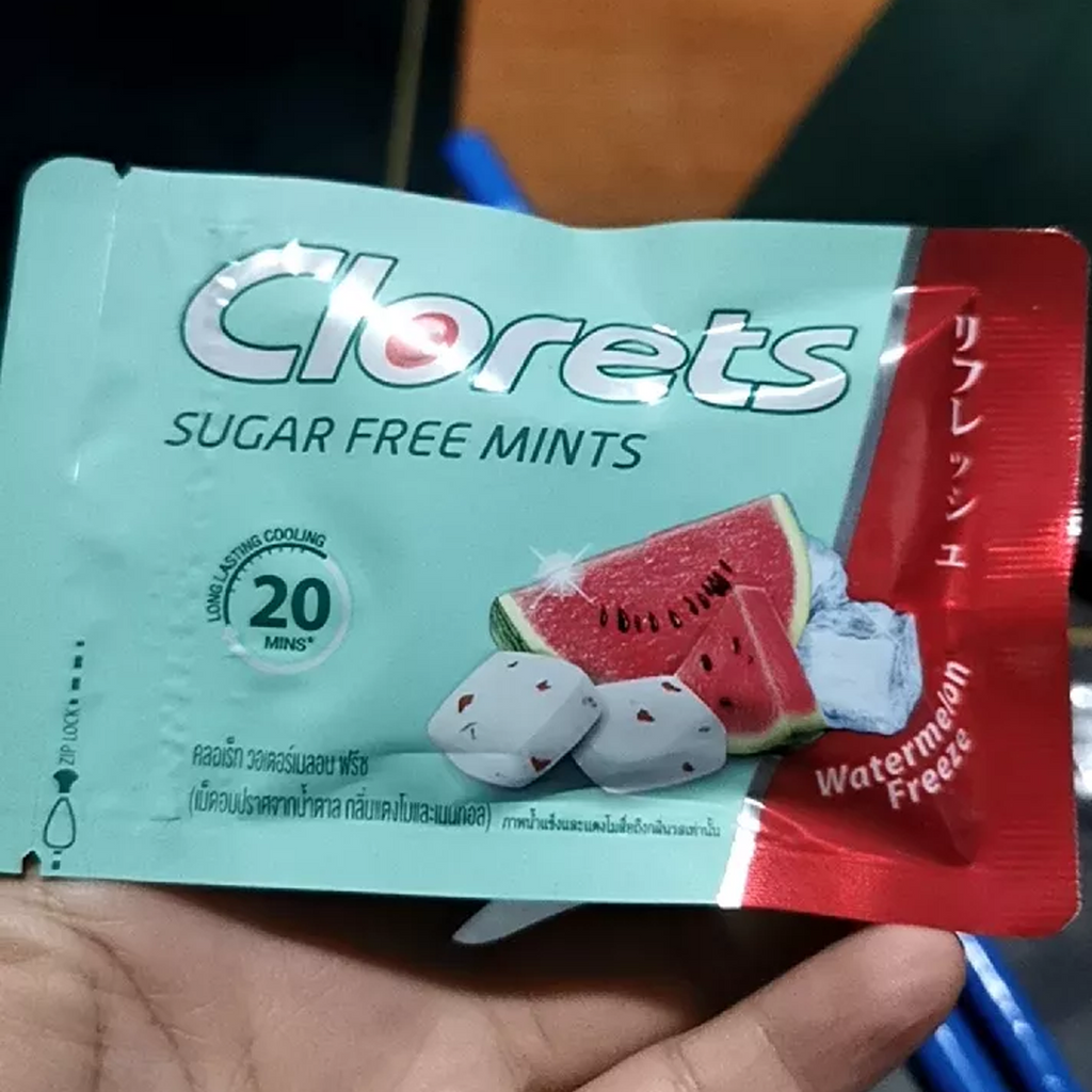 Clorets Sugar Free Watermelon Freeze Candy 16.8 grams/sachet K
