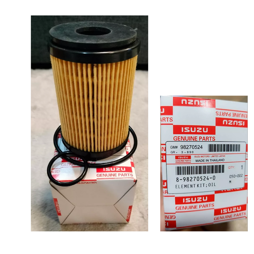 (12pcs) Genuine Oil Fuel Filter Isuzu D-Max Mu-x 1.9 Blue Power 2016-25 K