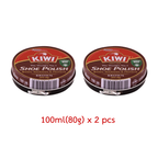KIWI 茶靴ブーツ用ポリッシュワックス 100ml — 輝き、栄養、保護