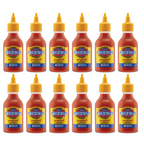 (12pcs) 230g Sriracha Chili Sauce Medium Hot Spicy Thai Original Dipping Sauce K