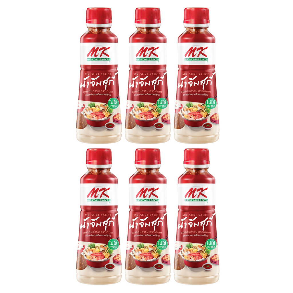 6 pcs x 350g MK Signature Suki Sauce Plastic bottle Safety Cap No MSG Halal K