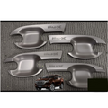4 pcs ABS Plastic Matte black Handle Bowl Cover Isuzu Mu-x 2021-24 KK