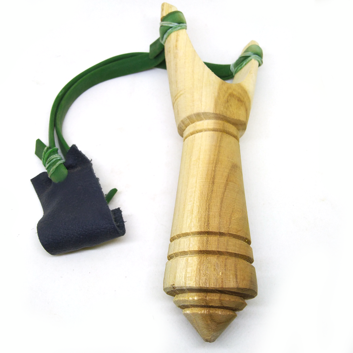 wooden slingshot catapult for hunting flat rubber band outdoor powerful toy K