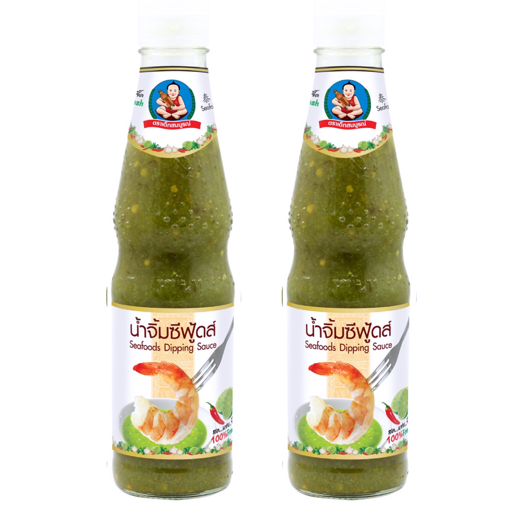 335g Meeresfrüchte Dip Grüne Chili Limette Knoblauch Hallah Glasflasche K
