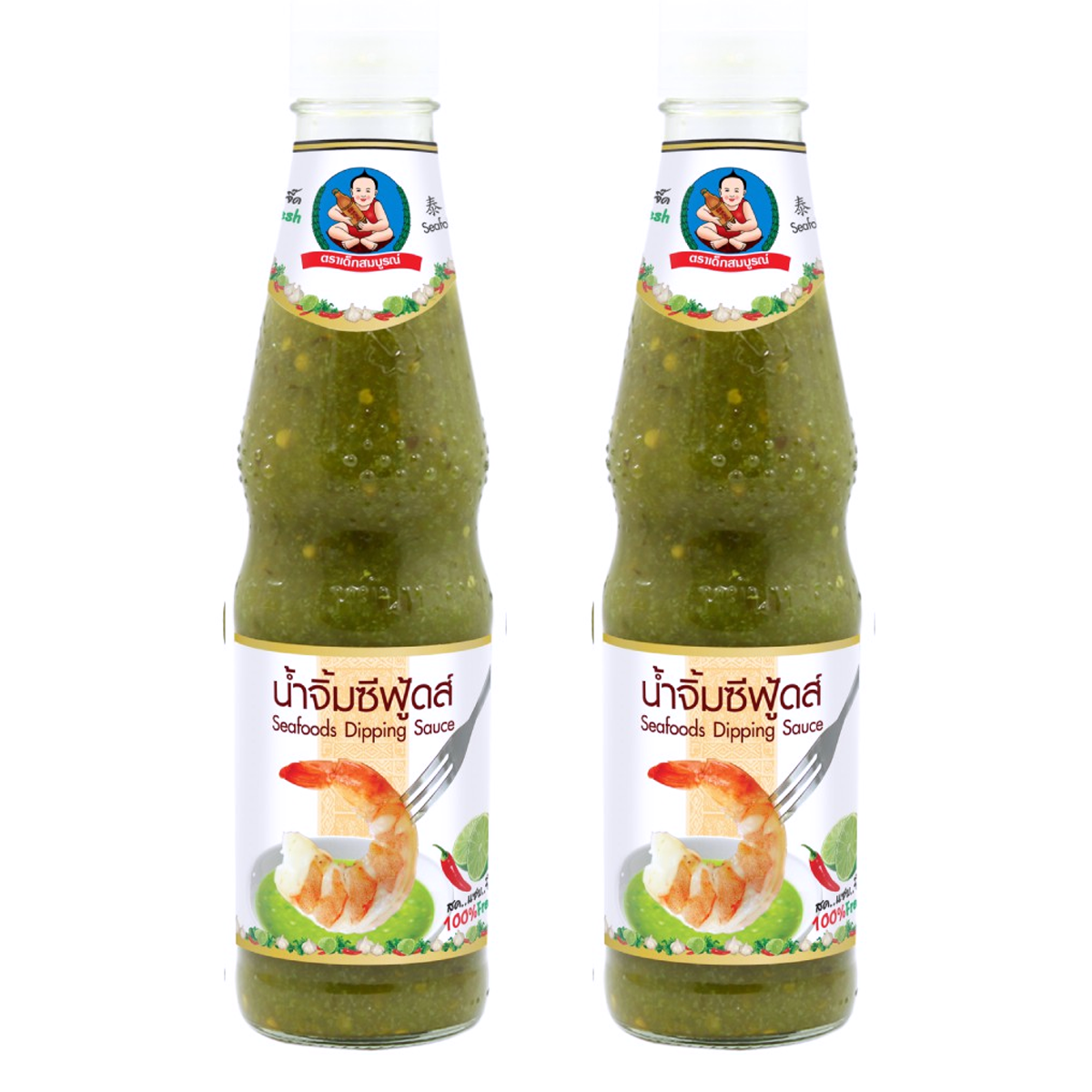 335g Meeresfrüchte Dip Grüne Chili Limette Knoblauch Hallah Glasflasche K