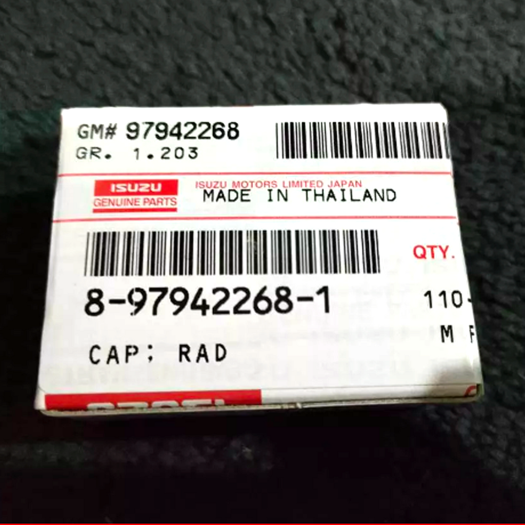 8979422681 Genuine Radiator Cap Cover Isuzu D-MAX Mu-X Mu-7 2003-2019