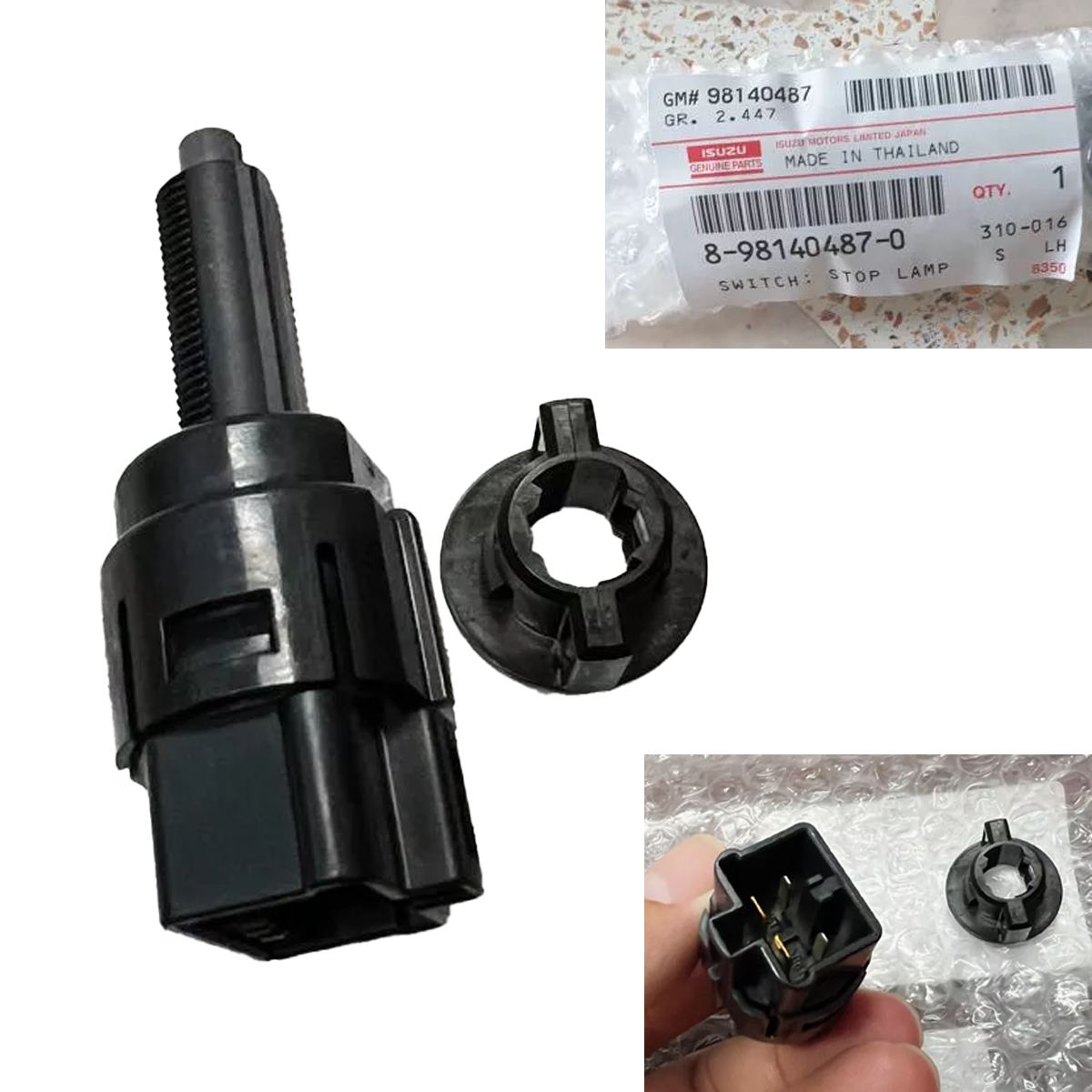 ISUZU #8981404870 Brake light switch DMax 2012-21 MU-X 2014-21 K