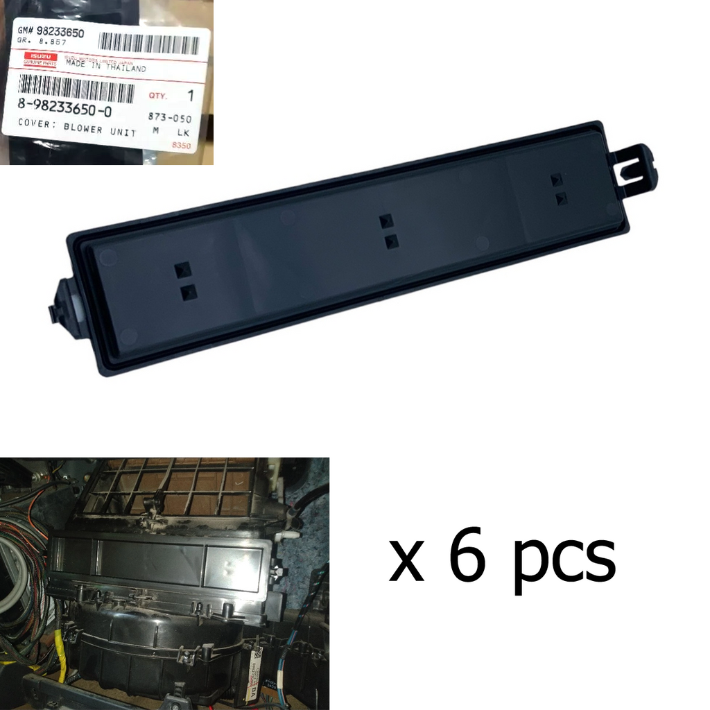 6 pcs #8982336500 Genuine Air filter cover ISUZU D-Max 2012-2019/MU-X 2014-2020