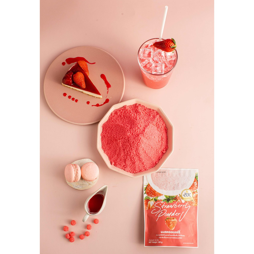 100g ストロベリーパウダー ドリンク ケーキ 飲料 ベーカリー材料 K