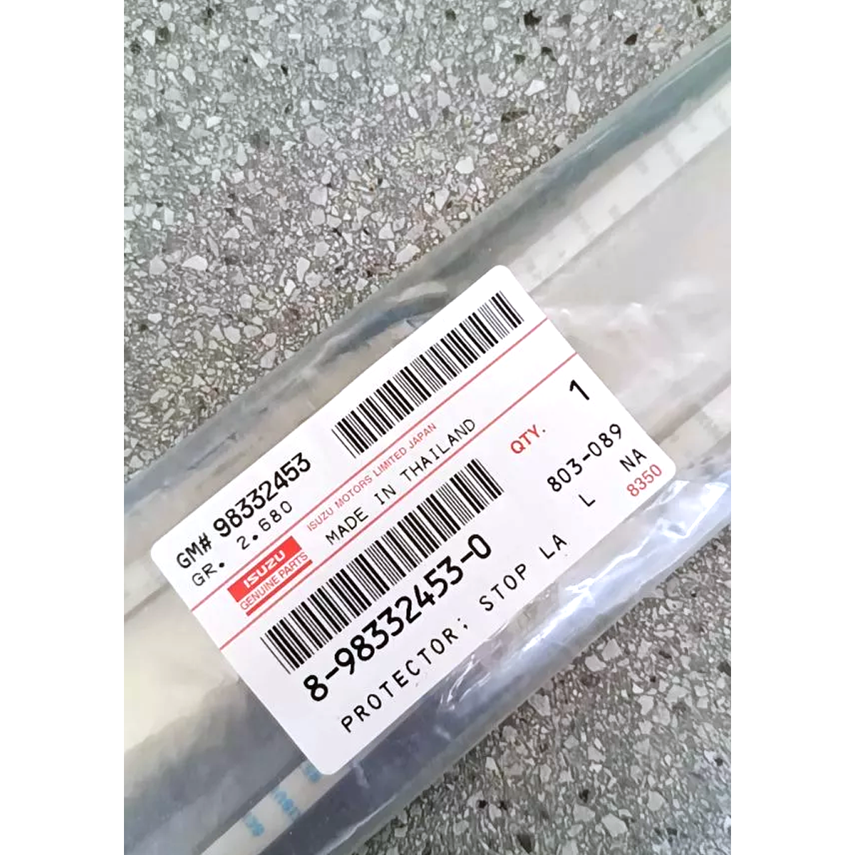 6 Stk. Bremslichtschutz Gummi Original ISUZU #8983324530 Dmax 2012-2019 K