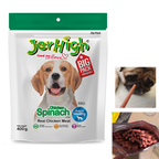 JerHigh チキンほうれん草 リアルチキンミートスティック 犬用スナック 400g