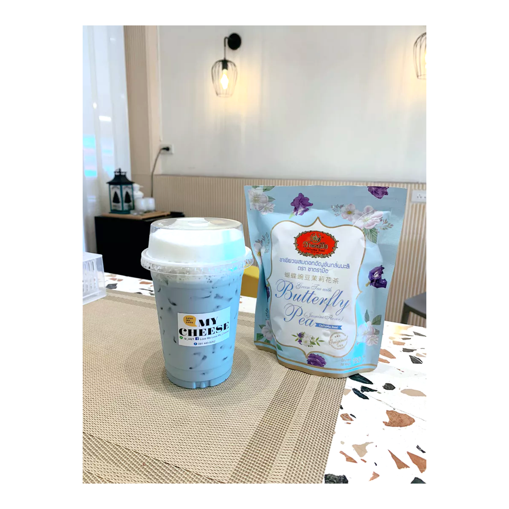 150g JASMINE BUTTERFLY PEA TEA Cold Hot Drinks Chatramue Brand K