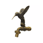 Vintage Hummingbird Brass Faucet Spigot – Decorative Outdoor Garden & Kitchen Tap | Made in Thailand