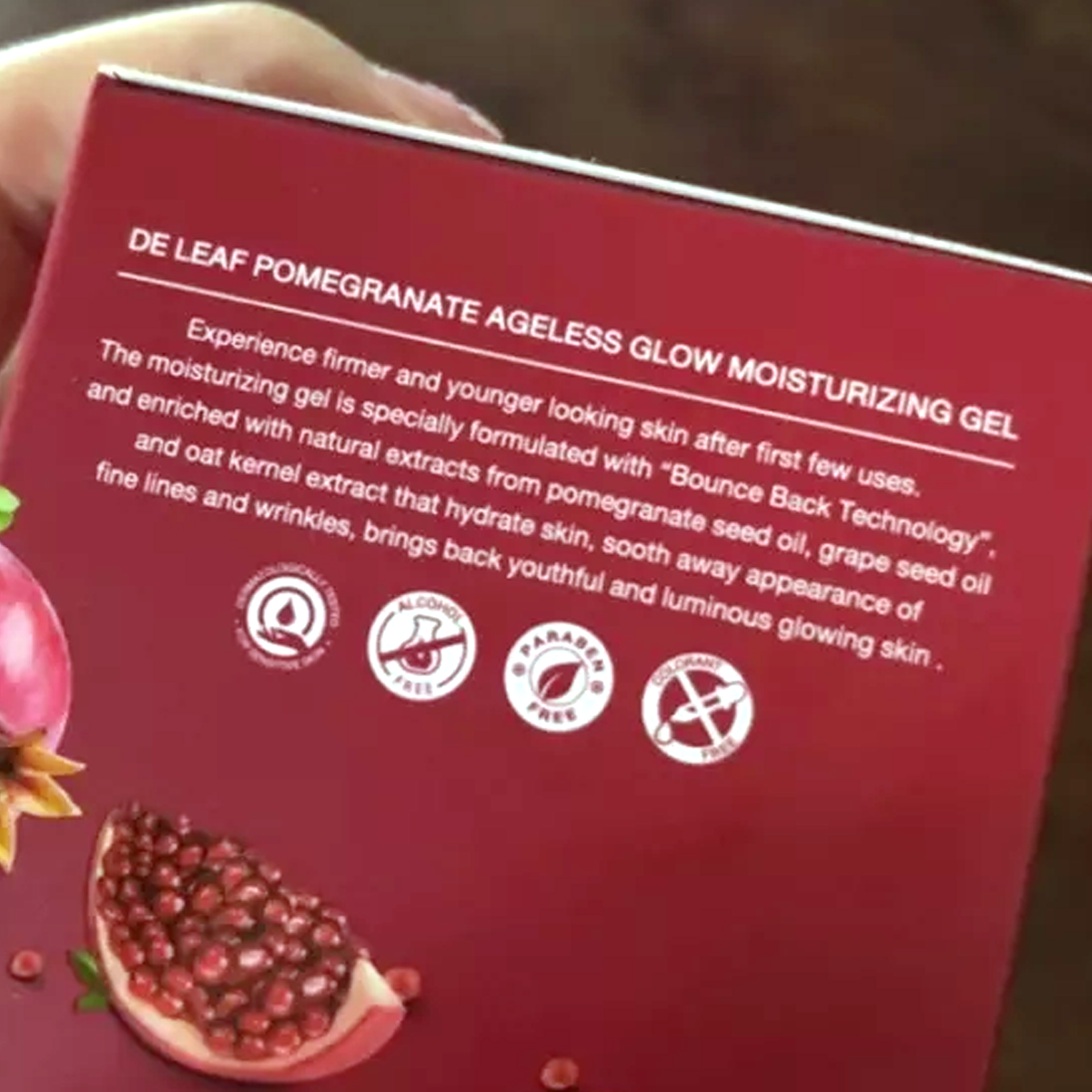 40ml Anti-Aging Feuchtigkeitsgel Granatapfel DE LEAF K