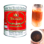 200g Original Red Thai TEA Mix Vanilla flavor drinks Small Tin ChaTraMue K