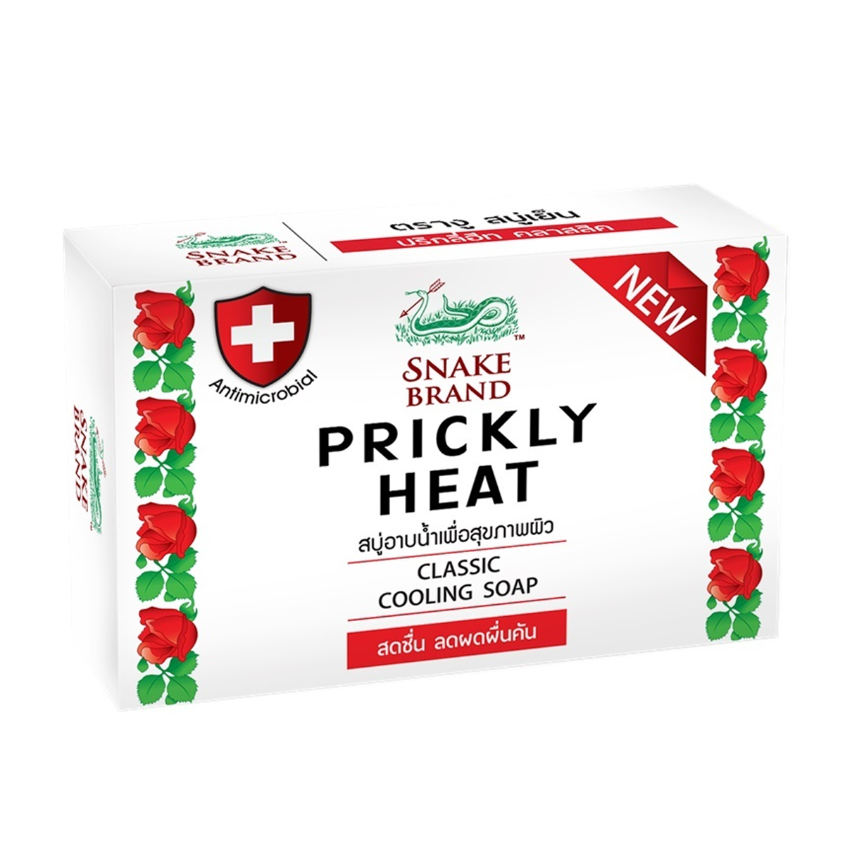 24 Stück x 100g Klassische Kühlseife Snake Brand Antibakterielle Körperseife K