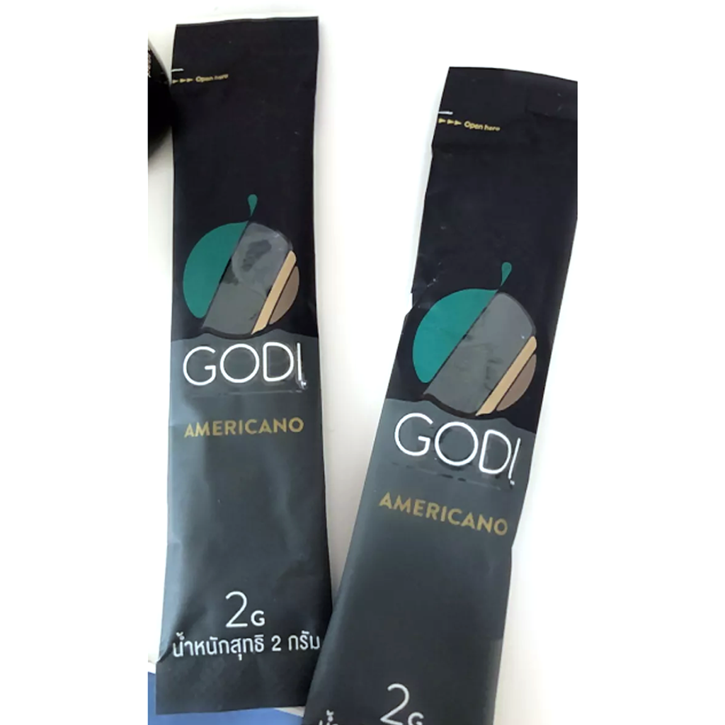 (10 Beutel/Packung) GODI PREMIUM AMERICANO INSTANTKAFFEE ZUCKERFREI K