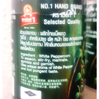 110g gemahlener weißer Pfeffer Plastikflasche zum Braten Marinieren Kochen