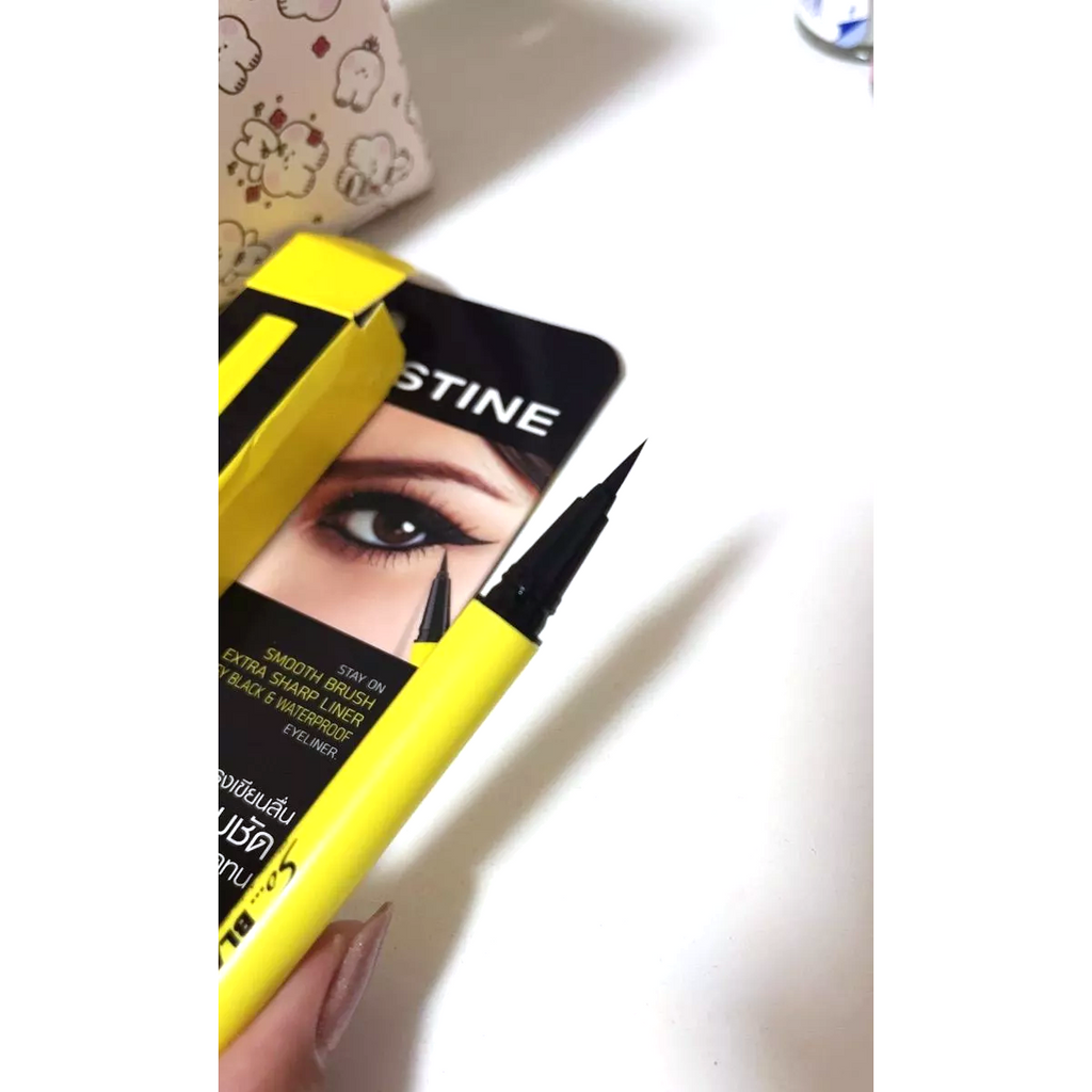 MISTINE So Black Glossy Auto Pen Eyeliner sharp waterproof quick-drying K